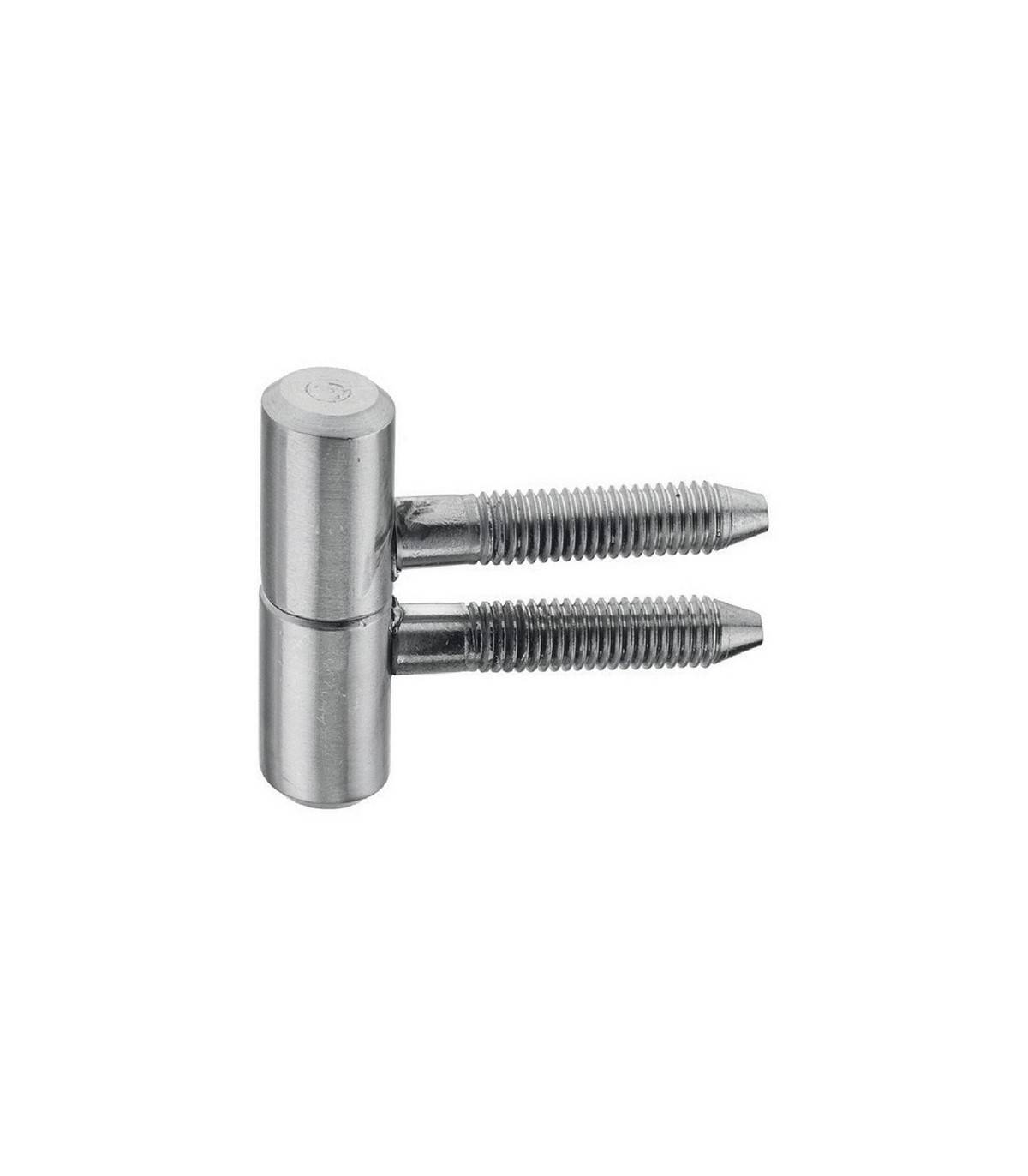Fiche à visser 14x36mm acier finition zinguée blanc - MONIN – 651490 - Image 1