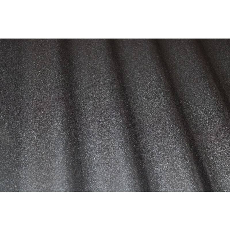 Plaque acier ondulée PO 76/18 réversible noir mat / rouge mat 2000X900MM - Coloris - Noir mat / Rouge mat, Largeur - 90 cm, Longueur - 200 cm - Image 4