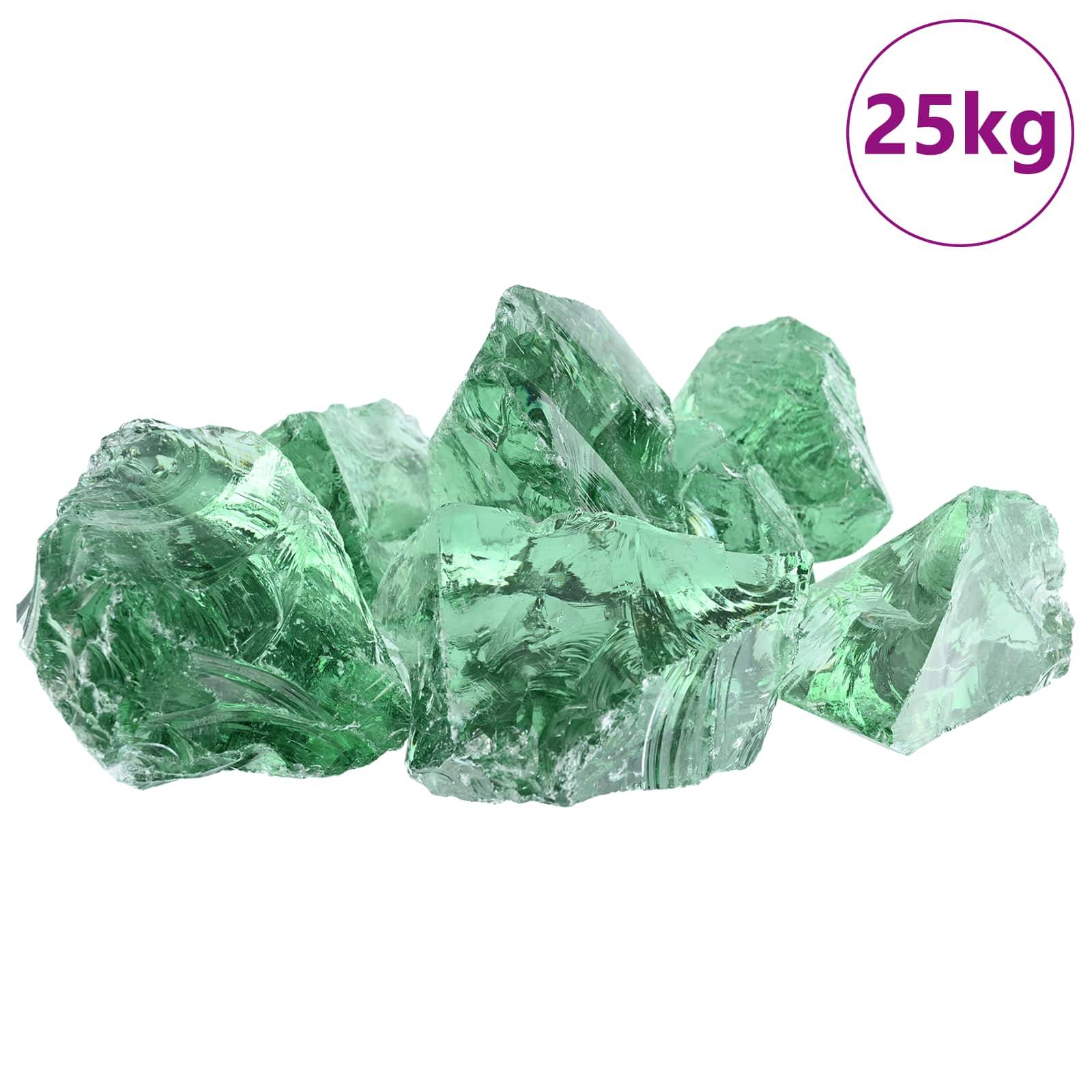 PANGIVO - Pierres de jardin verre vert clair 12 x 12 x 12 cm - PANGIVO - Image 4