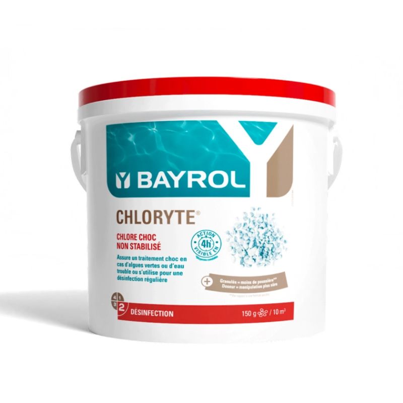 Chlore non stabilisé Bayrol Chloryte Traitement de l'eau 3,3 kg - Image 3