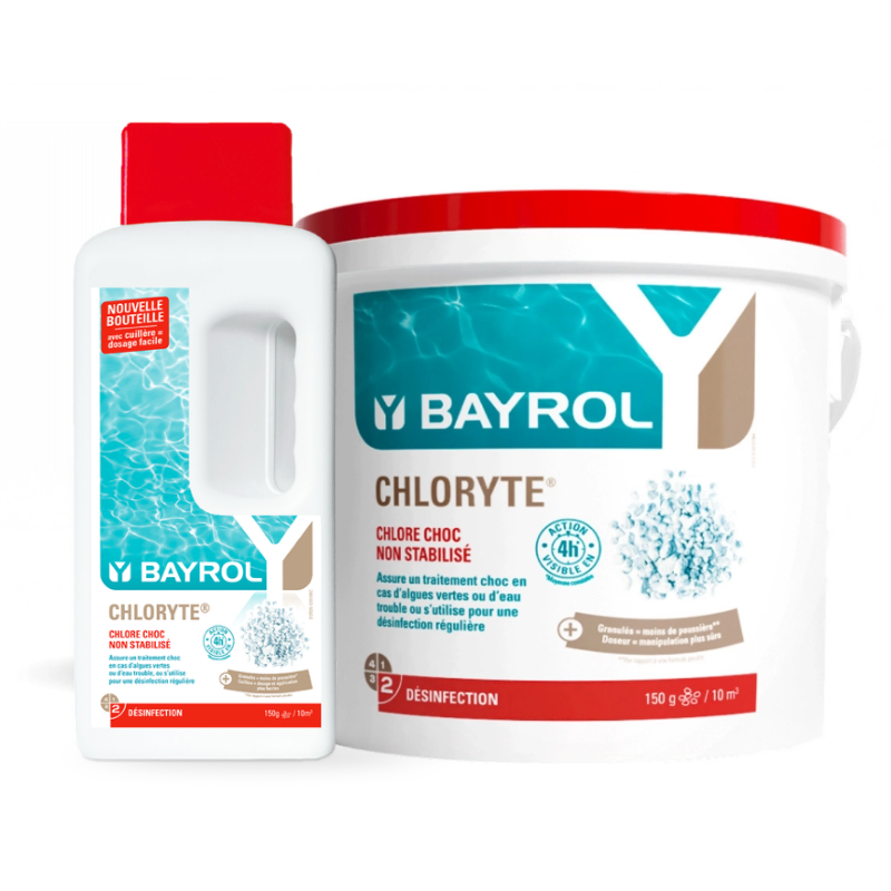 Chlore non stabilisé Bayrol Chloryte Traitement de l'eau 3,3 kg - Image 1