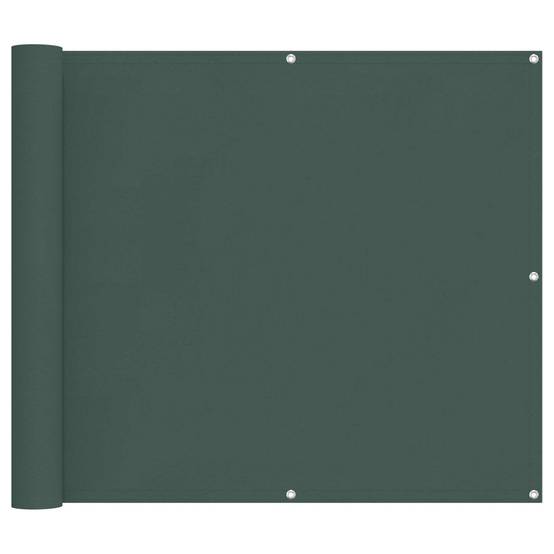 Écran de balcon tissu oxford vert foncé 500 x 100 cm - PANGIVO - Image 2