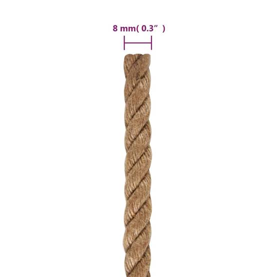 Corde de jute 25 m de long 8 mm d'épaisseur Maison Chic - Image 6