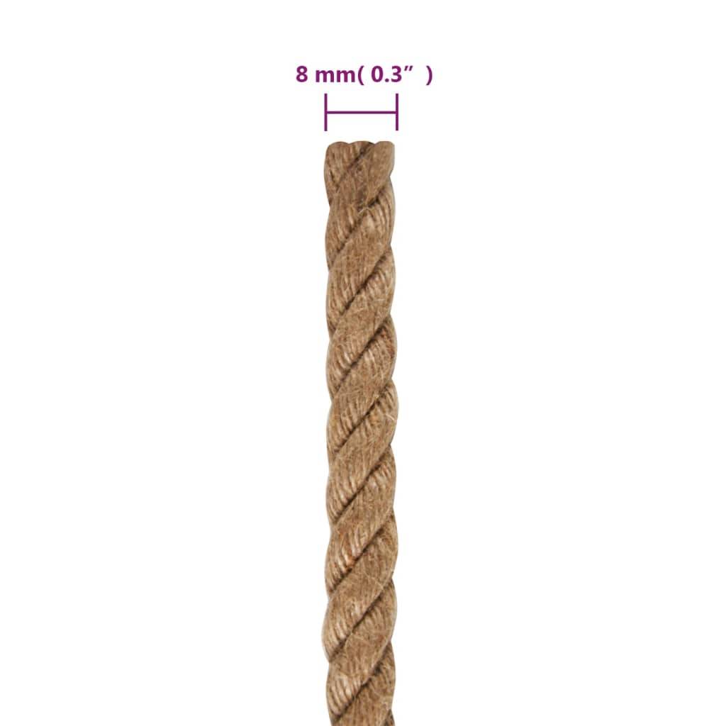 Corde de jute 25 m de long 8 mm d'épaisseur Maison Chic - Image 6