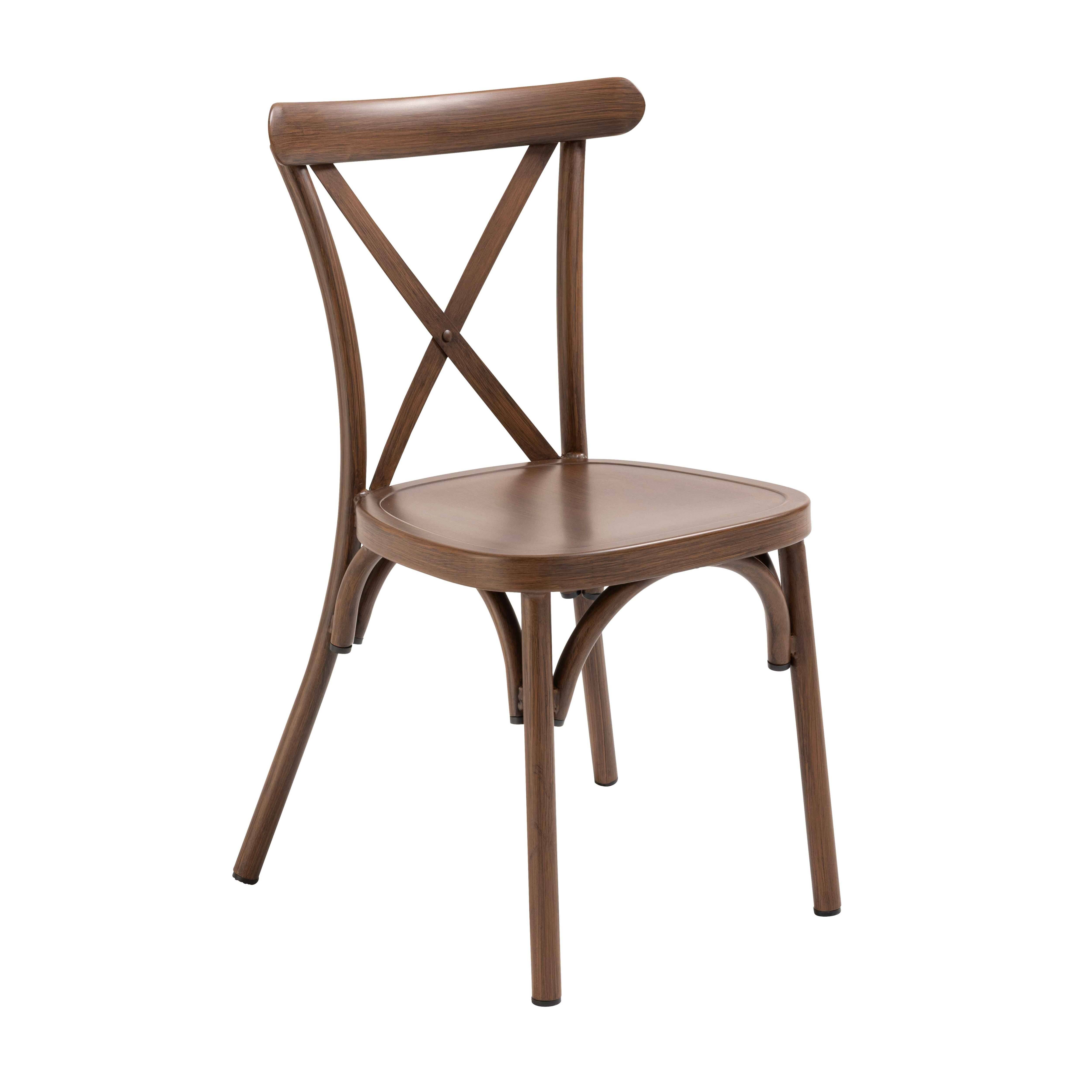 Oviala - Chaise de terrasse bois en aluminium Sintra - Oviala - Image 1