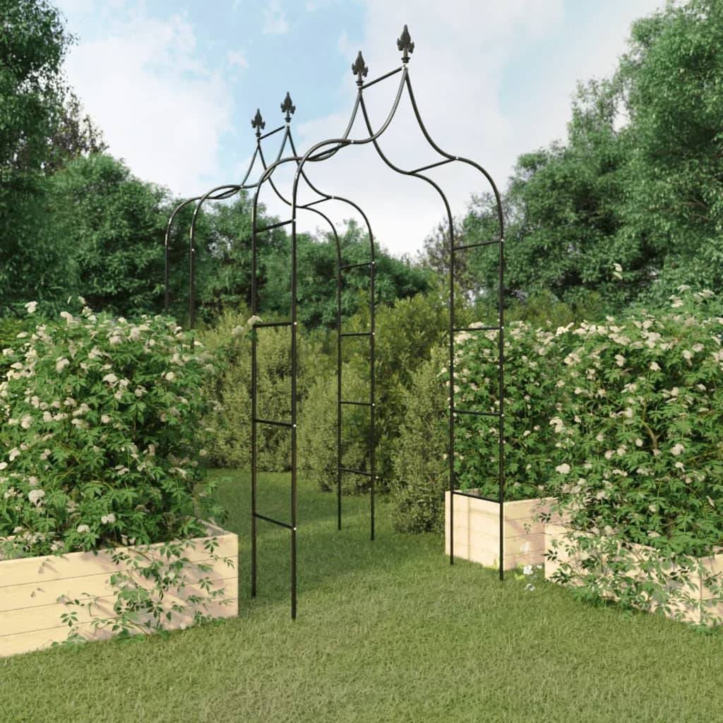 Prolenta Premium - Pergola acier noir  120 x 38 x 260 cm  - Prolenta premium p335.4 - Image 2