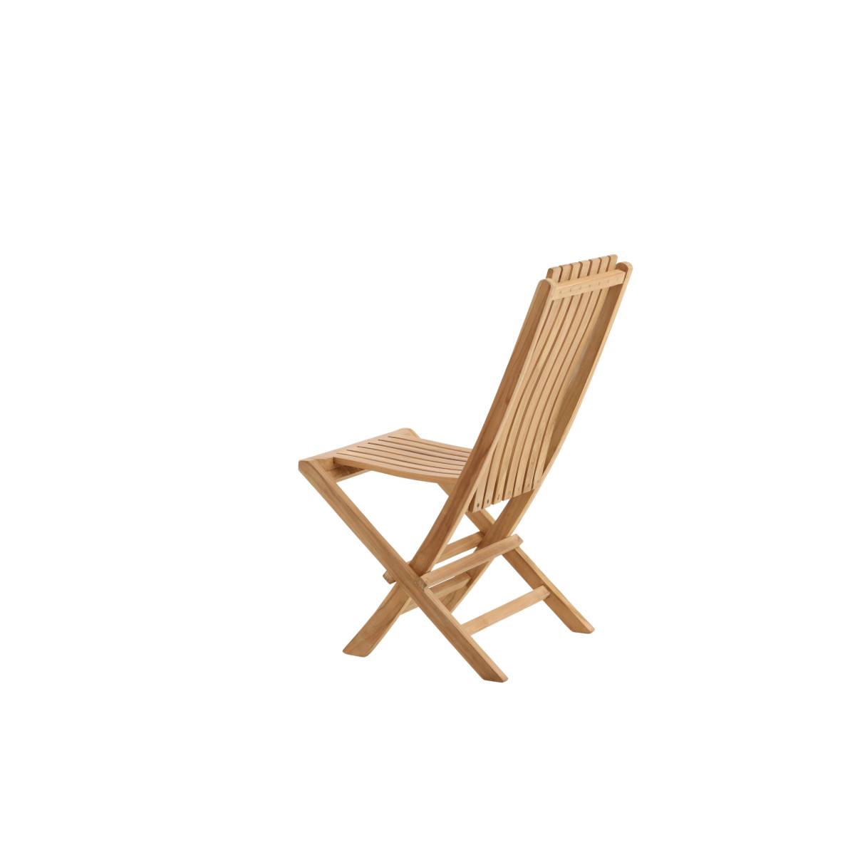 Paris Prix - Chaise de Jardin "Ghana" 93cm Naturel - Image 5