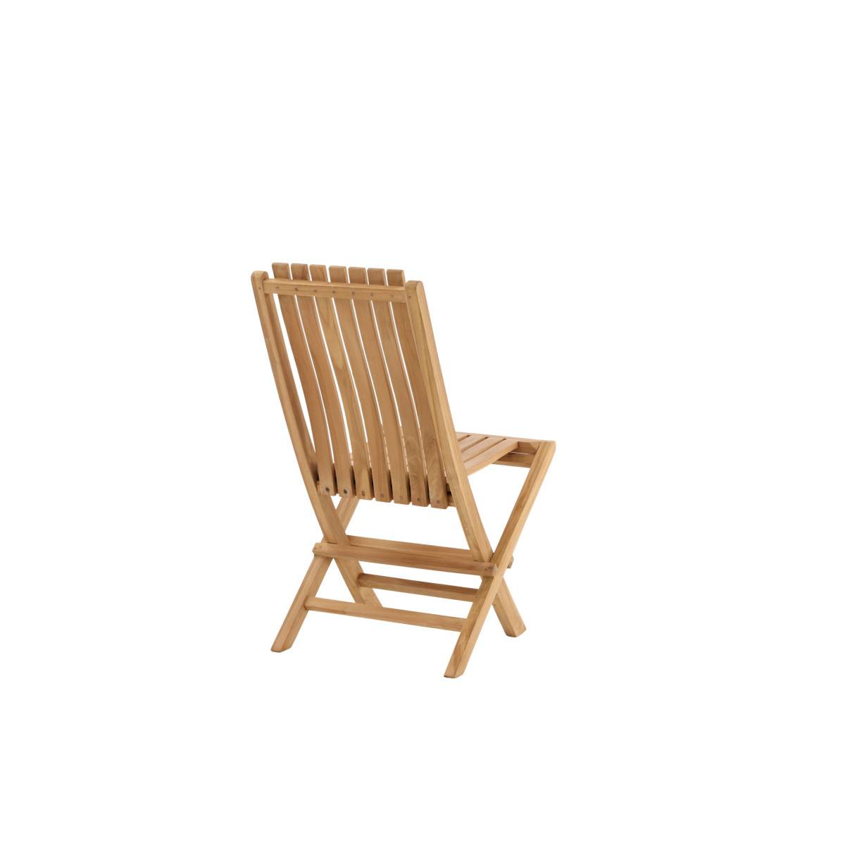 Paris Prix - Chaise de Jardin "Ghana" 93cm Naturel - Image 6