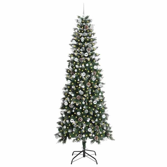 ComfortXL - Sapin de Noël Lumineux 240cm, Look Enneigé, Décorations Complètes et 300 LED – ComfortXL Outdoor Living - Image 3