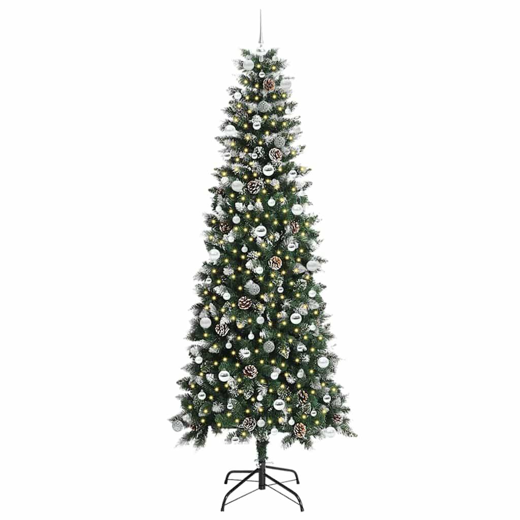 ComfortXL - Sapin de Noël Lumineux 240cm, Look Enneigé, Décorations Complètes et 300 LED – ComfortXL Outdoor Living - Image 3