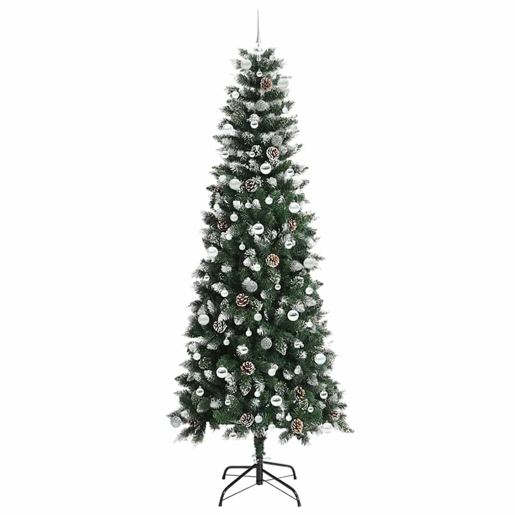 ComfortXL - Sapin de Noël Lumineux 240cm, Look Enneigé, Décorations Complètes et 300 LED – ComfortXL Outdoor Living - Image 4