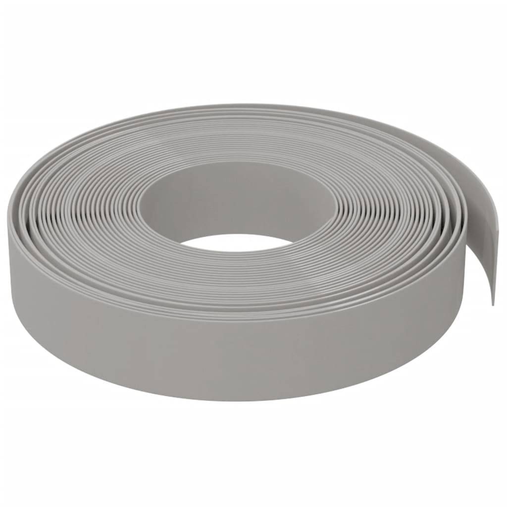 Bordure jardin polyéthylène plates-bandes délimitation espaces 10m x 10cm gris - ComfortXL Outdoor Living - Image 3