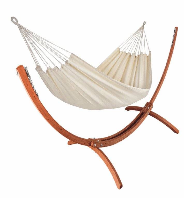 Jobek - Set Bois WEEKEND 350x125x136,5 cm Écru certifié FSC Mix JOBEK - Image 1
