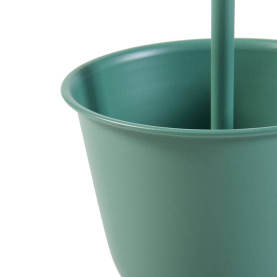 Porte-plantes style intemportel support 77 x 26 cm 2 cache-pots vert - Image 5