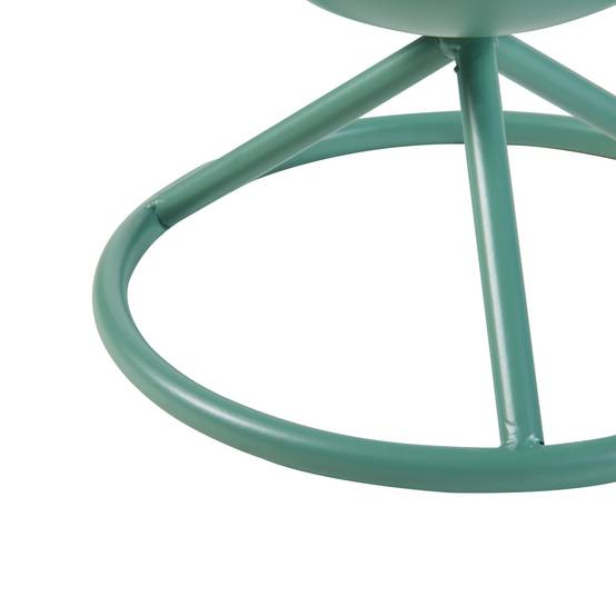 Porte-plantes style intemportel support 77 x 26 cm 2 cache-pots vert - Image 6