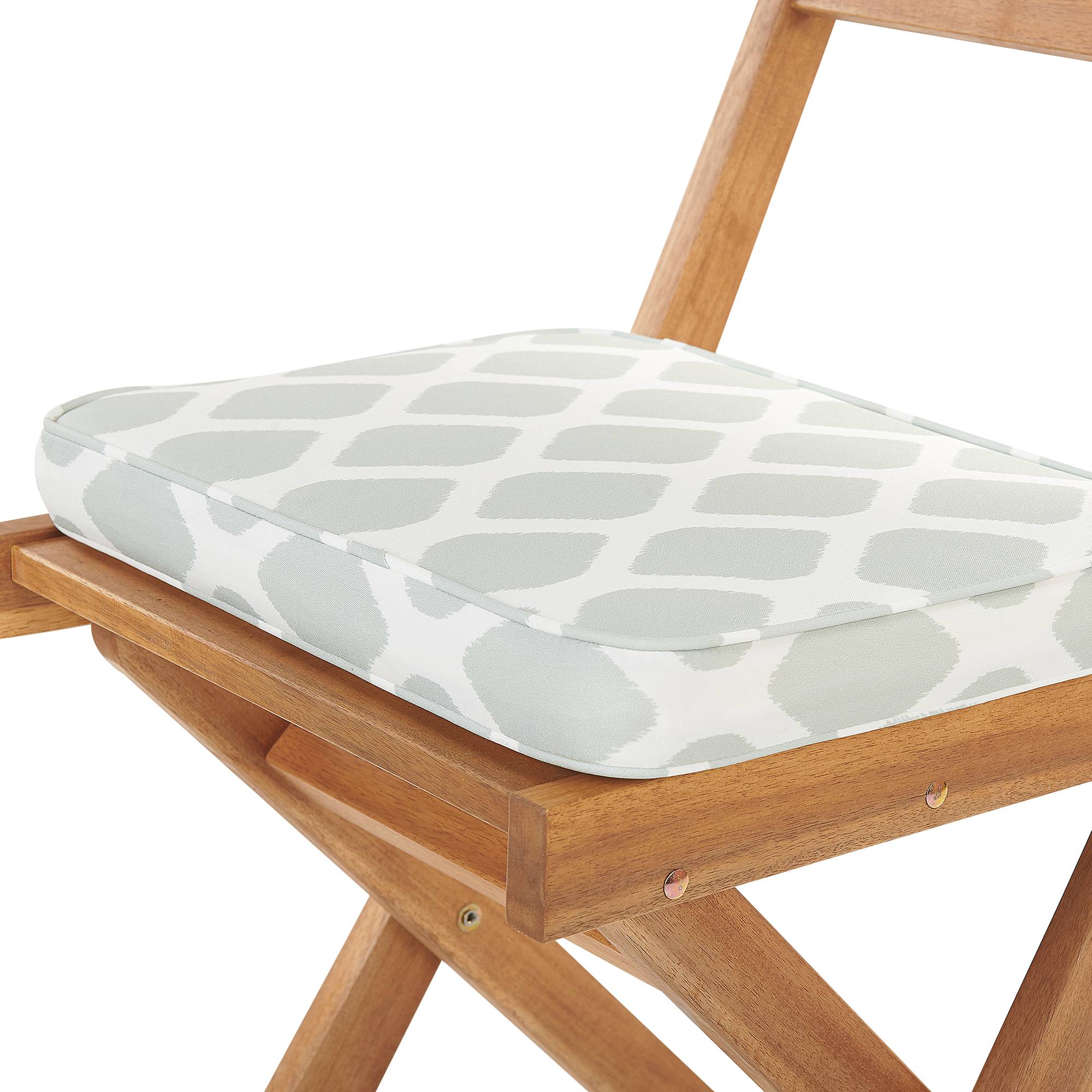 Beliani - Set de bistrot, 2 Personnes Acacia Vert menthe FIJI - 60x60x75- Beliani - Image 6