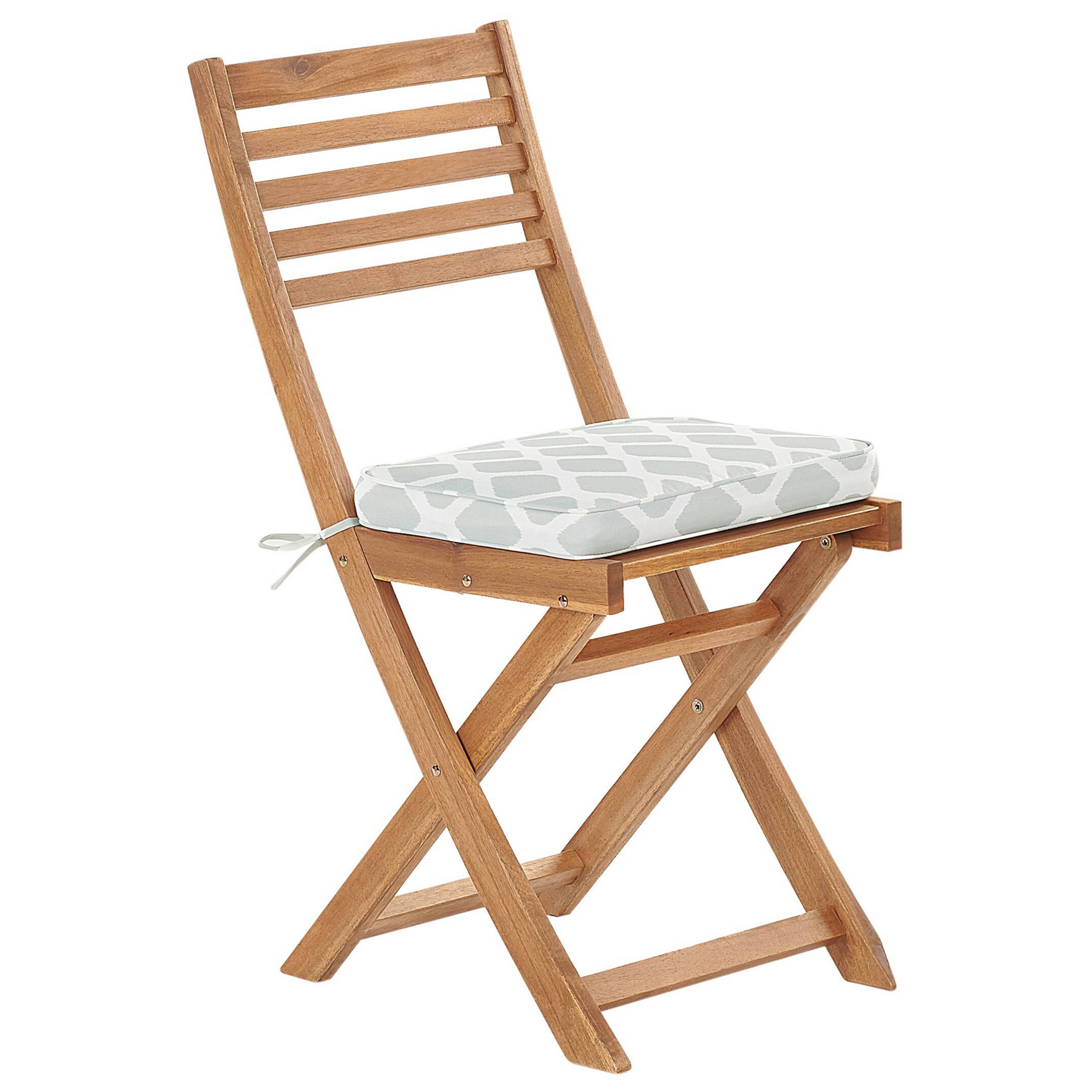 Beliani - Set de bistrot, 2 Personnes Acacia Vert menthe FIJI - 60x60x75- Beliani - Image 5