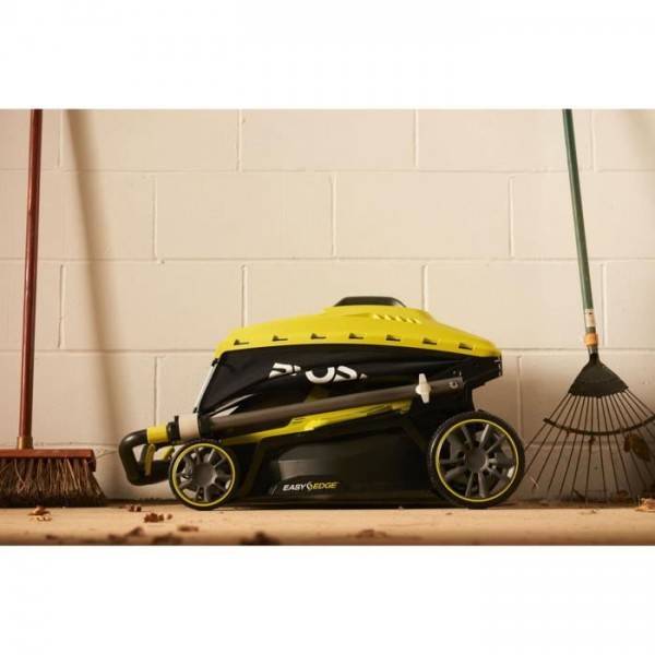 Ryobi - Tondeuse a Gazon RYOBI -   poussée 18V ONE+ - Brushless - Ø coupe 37 cm - ramassage et mulching + batterie 5,0 Ah & chargeur - RY18LMX37 - Image 6