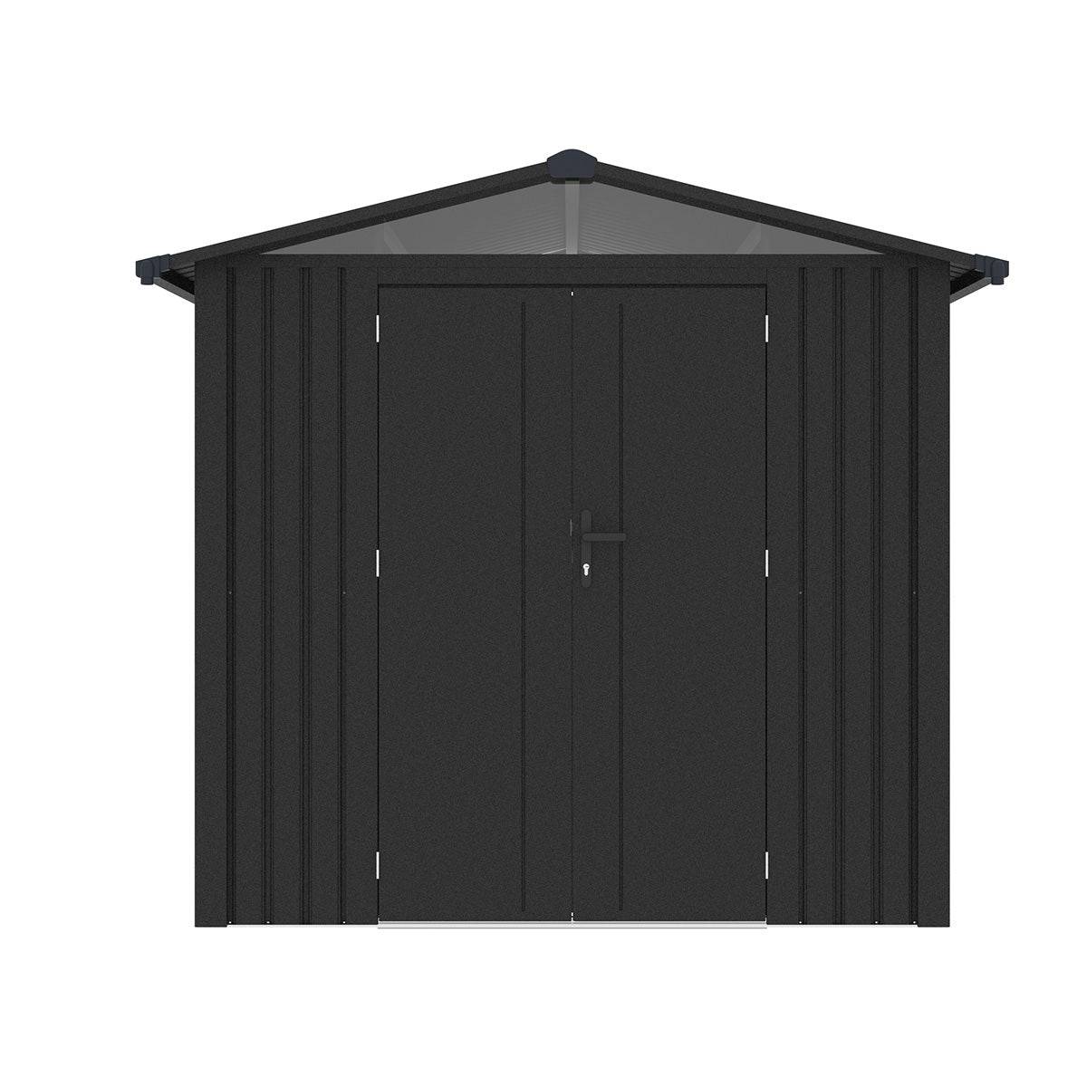 Trigano Jardin - Abri de jardin métal anthracite 4.37 m² + kit d'ancrage - Image 3
