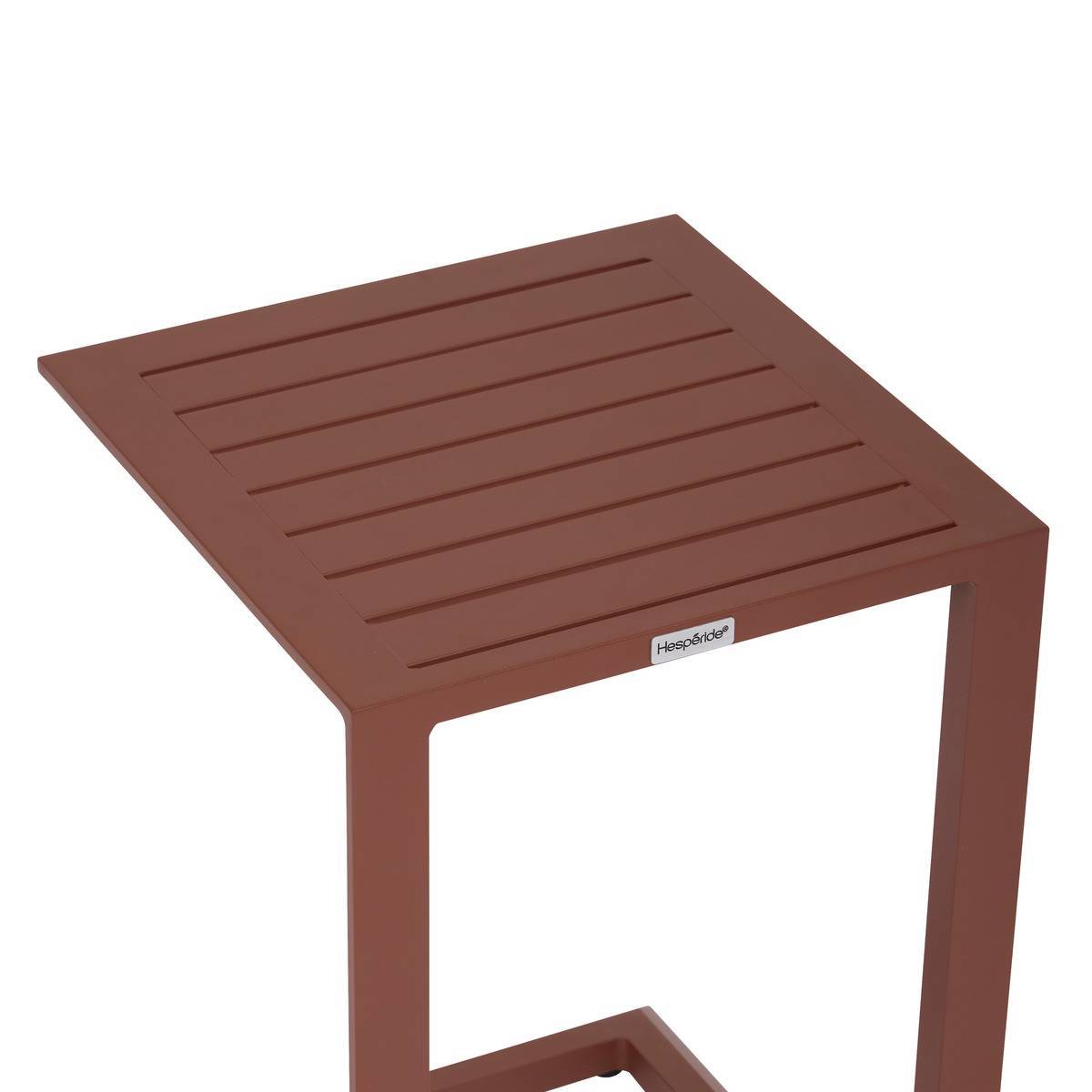 Hesperide - Table d'appoint de jardin Evasion 38x38cm acajou - Hespéride - Image 3