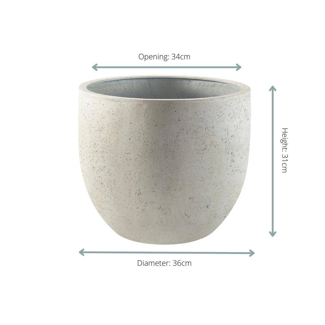 Pot Grigio Blanc Antique 36 cm- La Green Touch - Image 2
