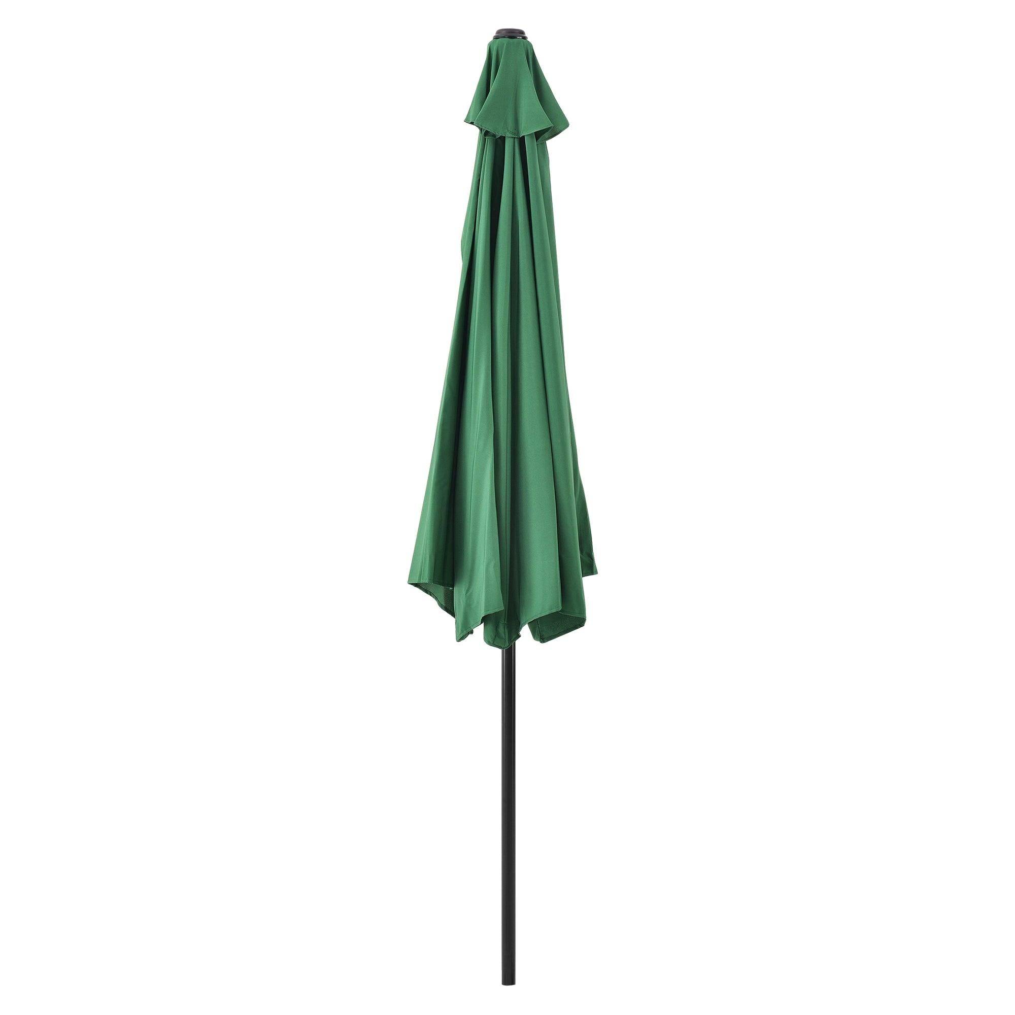 Helloshop26 - Demi parasol sur terrasse sur balcon polyester 300 cm vert - Image 2