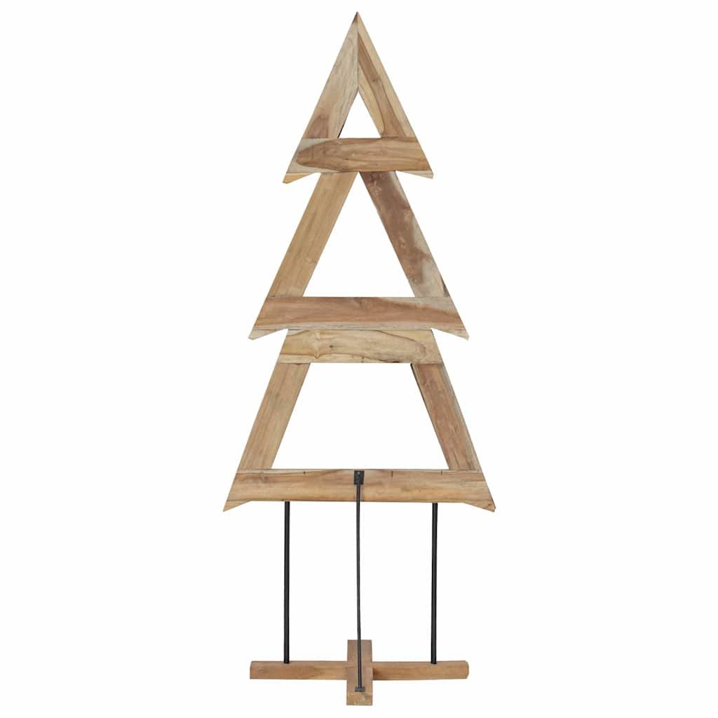 Sapin de Noël en bois de teck massif décoration rustique pour salon 180 cm – ComfortXL Outdoor Living - Image 7