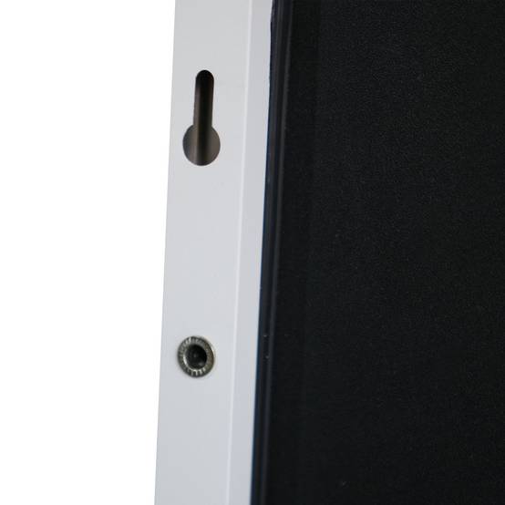 Miroir décoration moderne design de porte 120 x 37 x 2 cm blanc - Image 7