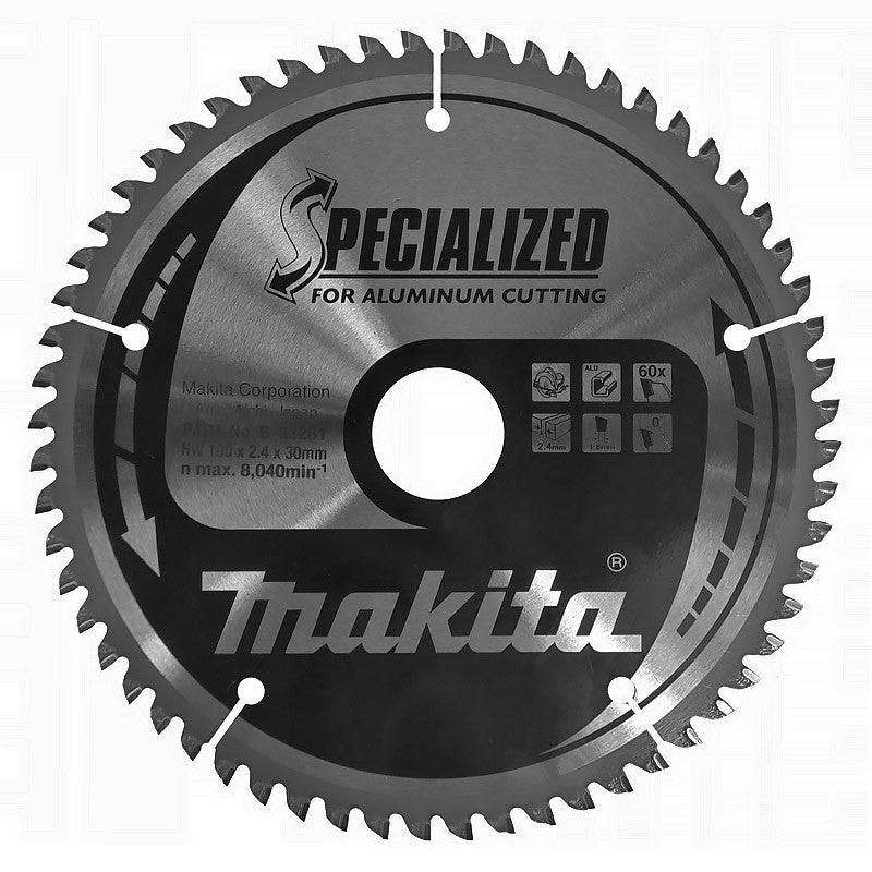 Makita - Lame de scie circulaire carbure MAKITA B-33261 SPECIALIZED aluminium 190mmx30x60D Makita