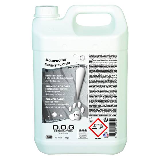 Shampooing essentiel Chat Dog Génération : 5 litres DOG GENERATION