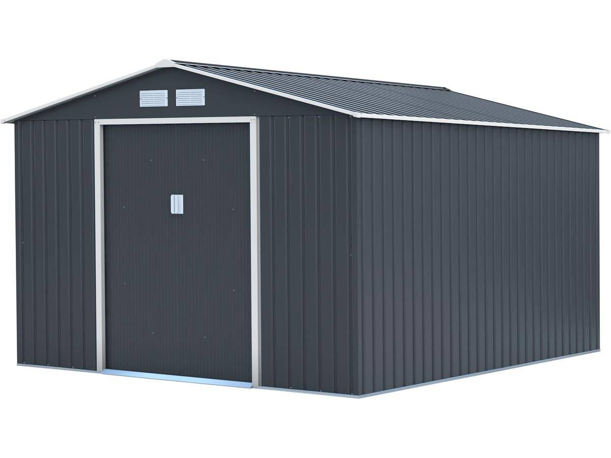 Habitat Et Jardin - Abri De Jardin Métal "vegas" - 8,83 M² - Gris -habitat Et Jardin - Image 1