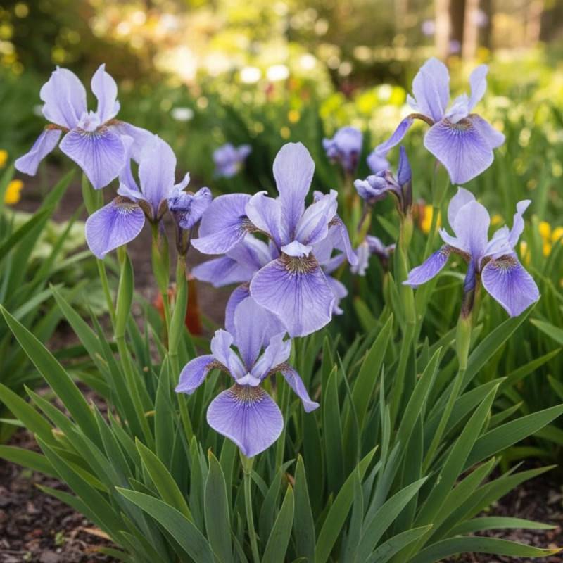Iris de Sibérie Cool Spring à fleurs Bleue/ - feuillage Caduc - Godet - 5/20 cm - Image 3