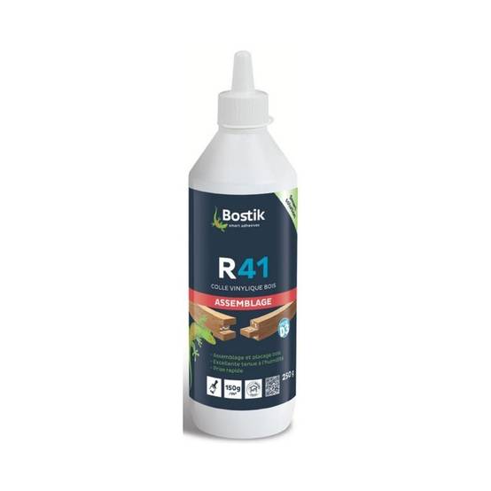 Bostik - Colle à bois vinylique R41 D3 - Contenance (en g): Biberon de 250g - Image 1