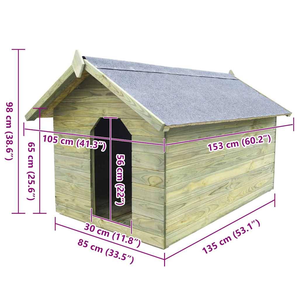 Vidaxl - Niche de jardin avec toit ouvrant en bois de pin imprégné vidaXL 45152 - Image 3