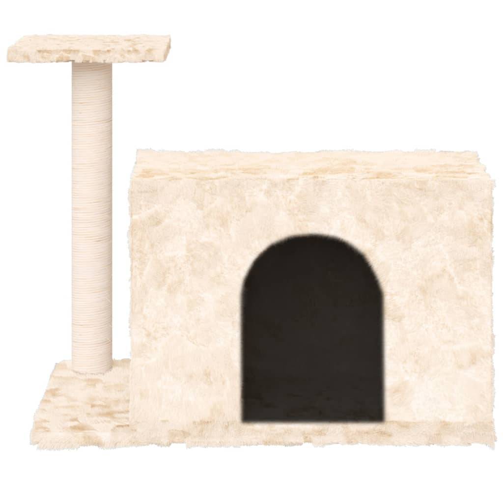 Vidaxl - Arbre à chat avec griffoir en sisal Crème 51 cm vidaXL 171585 - Image 9