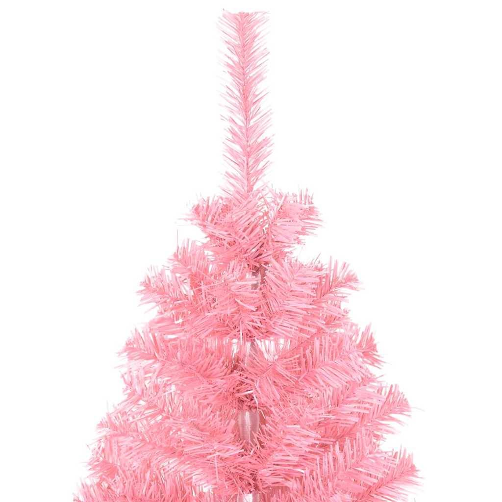 ComfortXL - Sapin de Noël Rose Tendance 120 cm Pré-illuminé 150 LED, Décorations Incluses – ComfortXL Outdoor Living - Image 8
