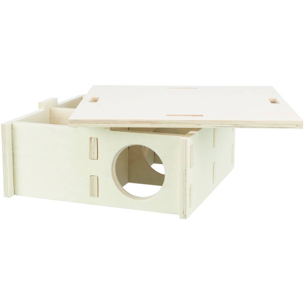 Trixie - Maison emboitable 4 chambres 25 x 10 x 25 cm pour souris, hamsters - Image 5