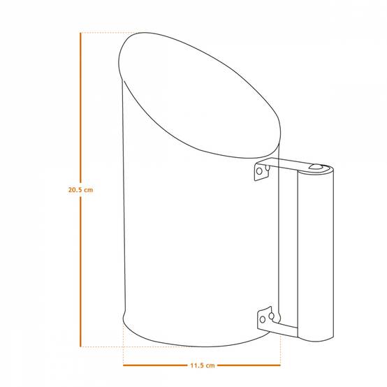 Pelle à granulés, pellets en fer de zinc et poignée en bois - 1.5L - Gris - Linxor - Image 2