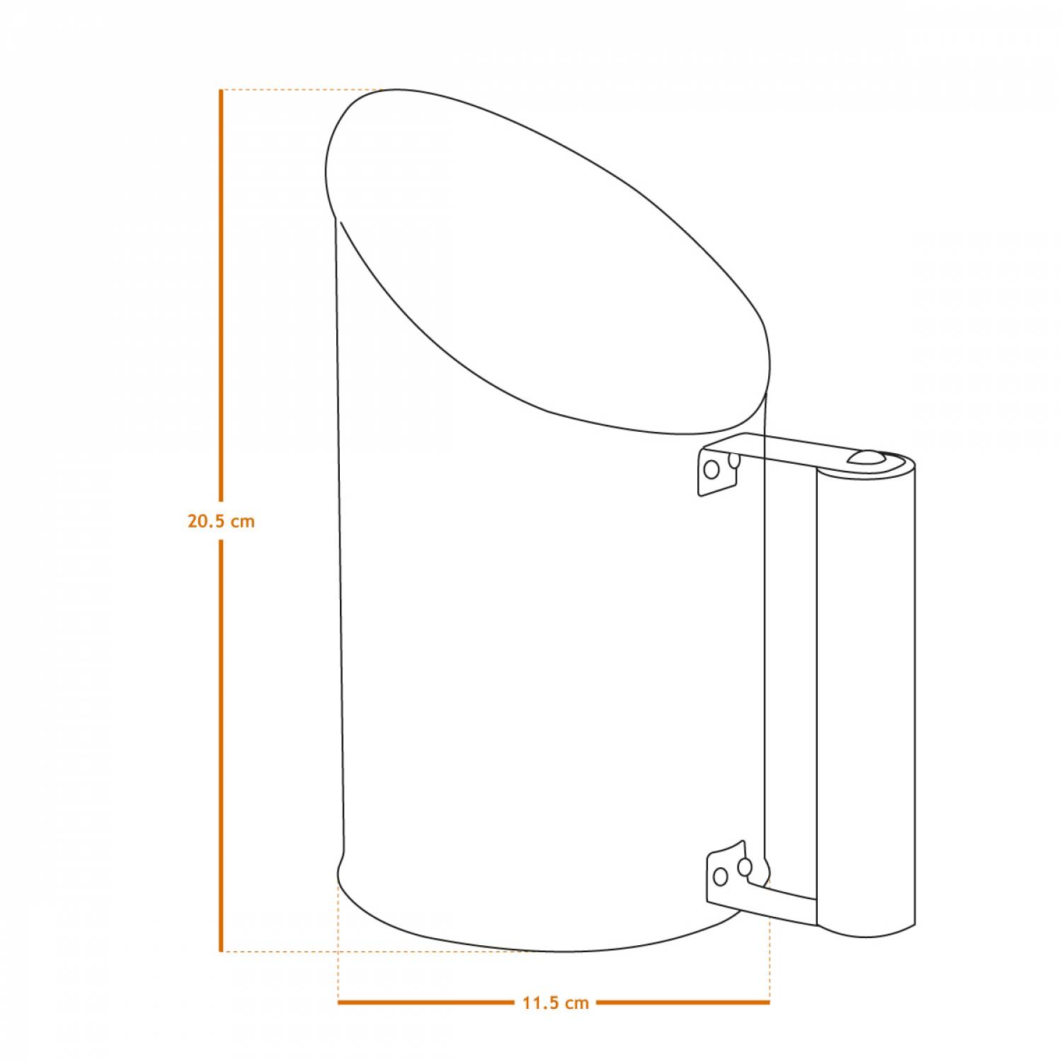 Pelle à granulés, pellets en fer de zinc et poignée en bois - 1.5L - Gris - Linxor - Image 2