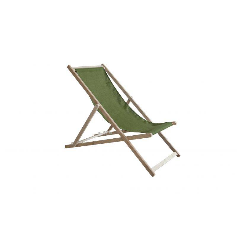 Chilienne amovible BERDEA en bois de hêtre FSC coloris vert avocat Beau Rivage - Image 1