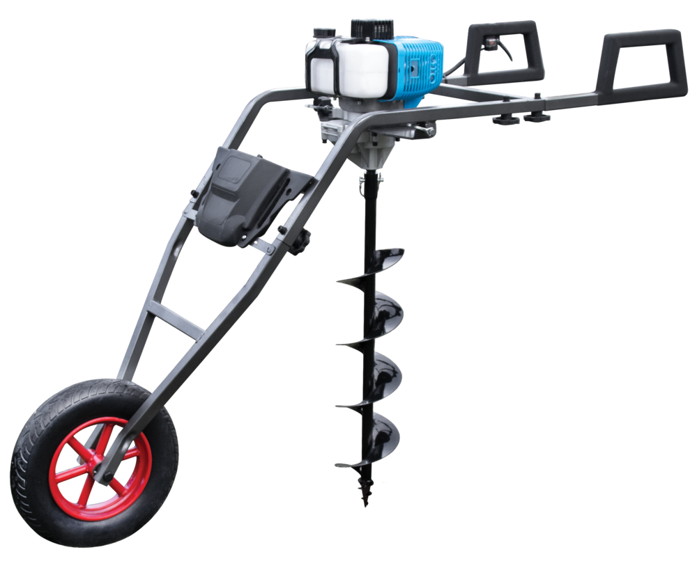 TARIERE BROUETTE THERMIQUE 52CC - LOTAR053 - LEMAN - Image 2