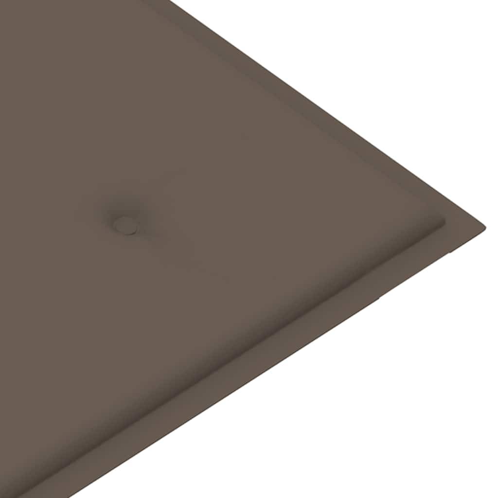 PANGIVO - Banc de jardin bois de teck taupe 112 x 55 x 94 cm - PANGIVO - Image 7