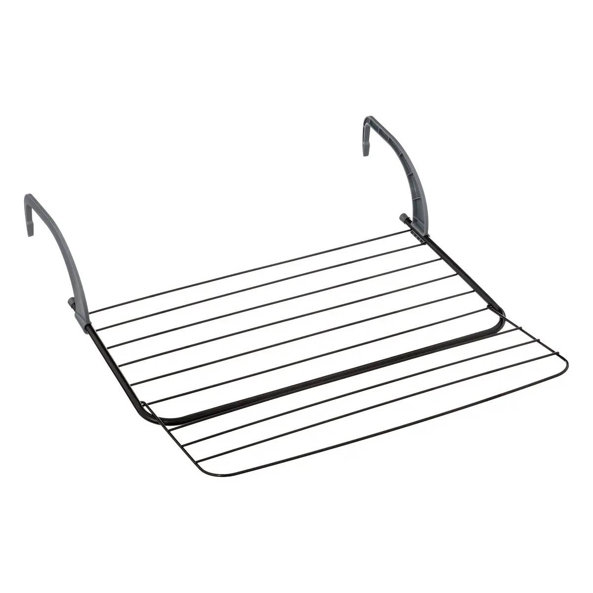 Séchoir à Linge "Extensible" 60cm Noir - Image 1