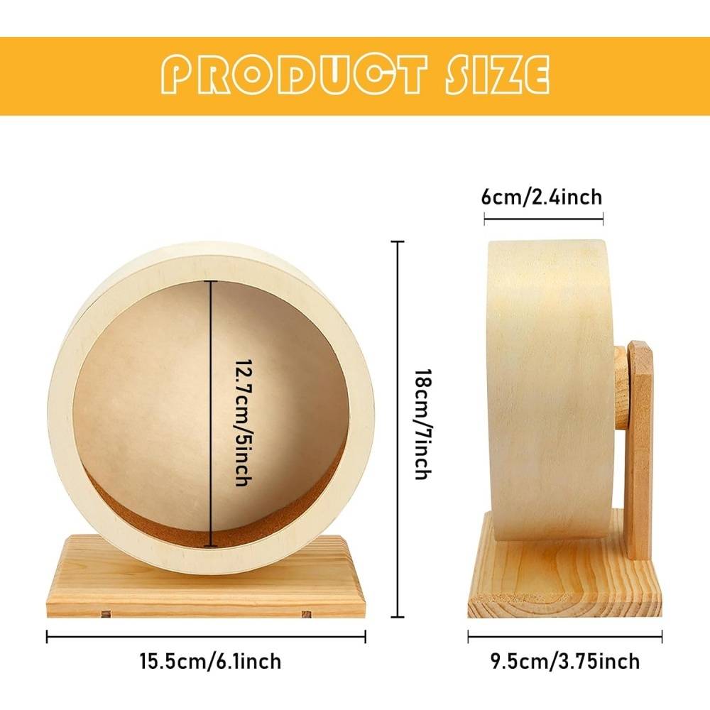 DtopbuyAge - Roue d'exercice pour hamster, gerbille, chinchilla et autres petits animaux DtopbuyAge - Image 5