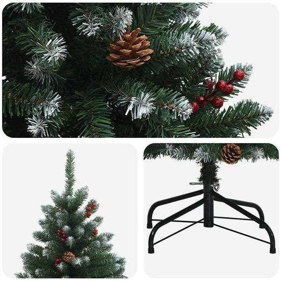 Vidaxl - Sapin de Noël Artificiel à Branches Articulées 180 cm PVC vidaXL 42054537 - Image 5