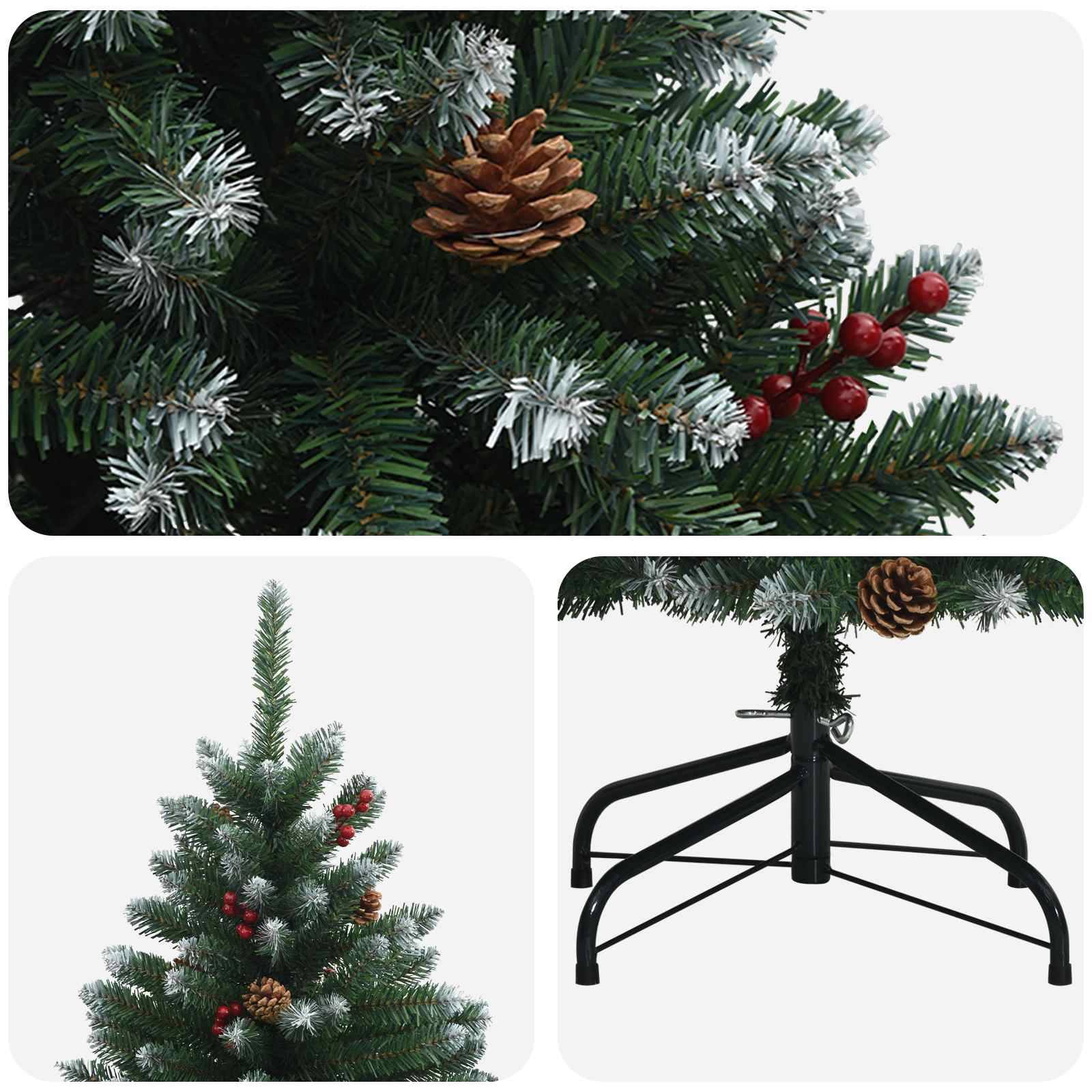 Vidaxl - Sapin de Noël Artificiel à Branches Articulées 180 cm PVC vidaXL 42054537 - Image 5