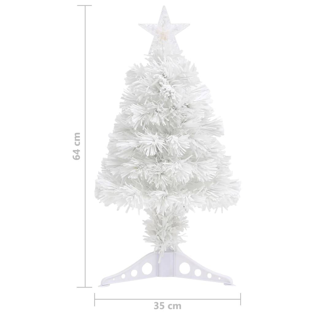 ComfortXL - Petit sapin de Noël lumineux fibre optique et LED décoratif Blanc 64 cm – ComfortXL Outdoor Living - Image 10