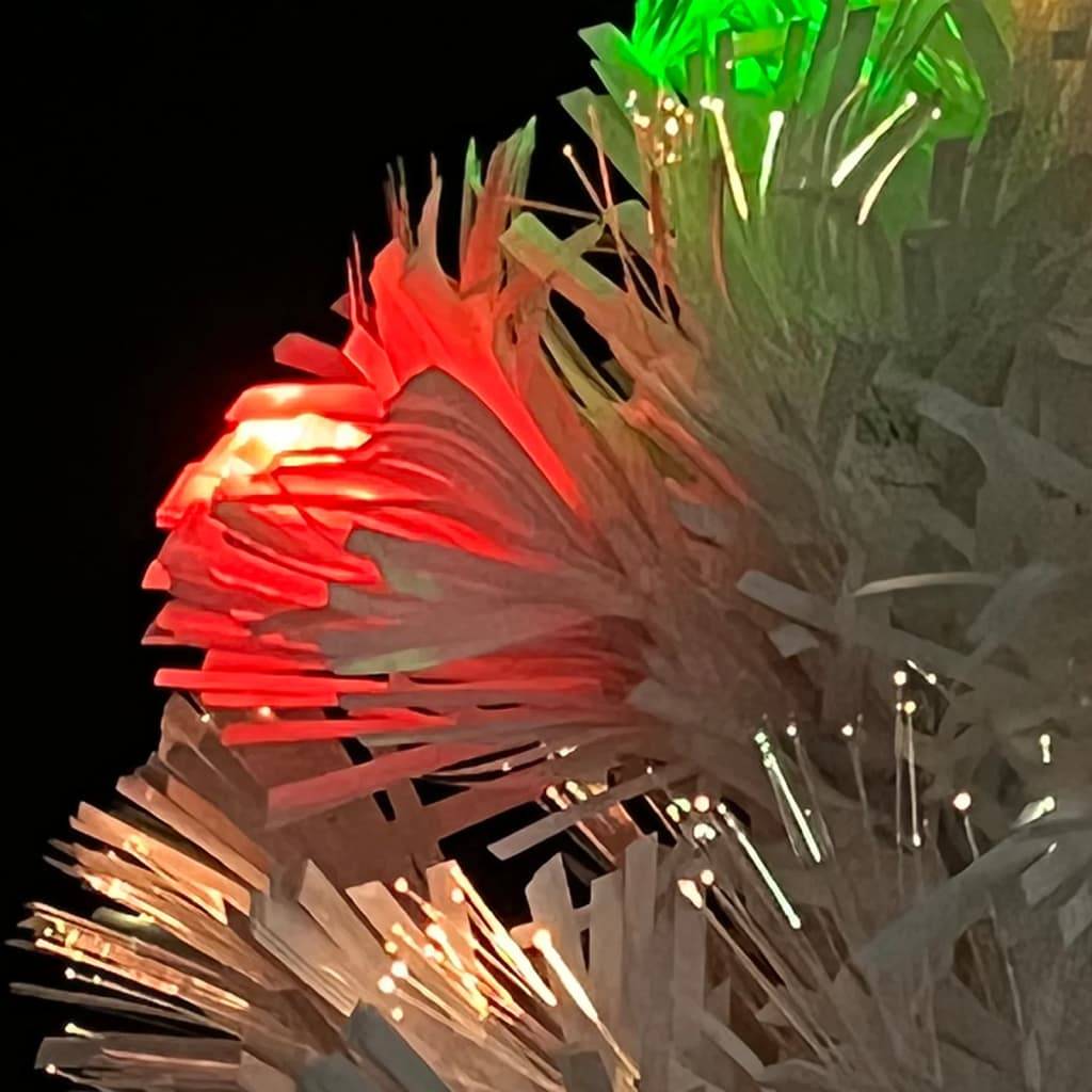 ComfortXL - Petit sapin de Noël lumineux fibre optique et LED décoratif Blanc 64 cm – ComfortXL Outdoor Living - Image 6