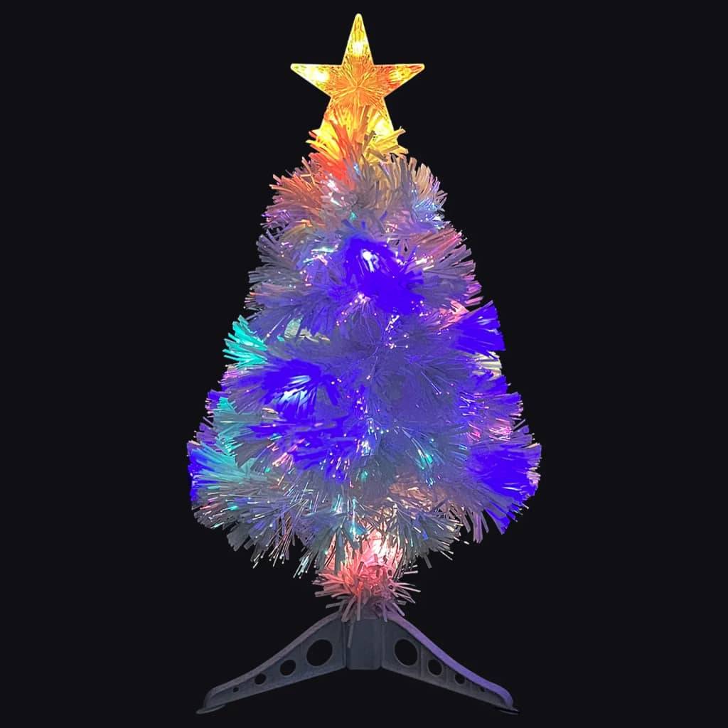 ComfortXL - Petit sapin de Noël lumineux fibre optique et LED décoratif Blanc 64 cm – ComfortXL Outdoor Living - Image 4