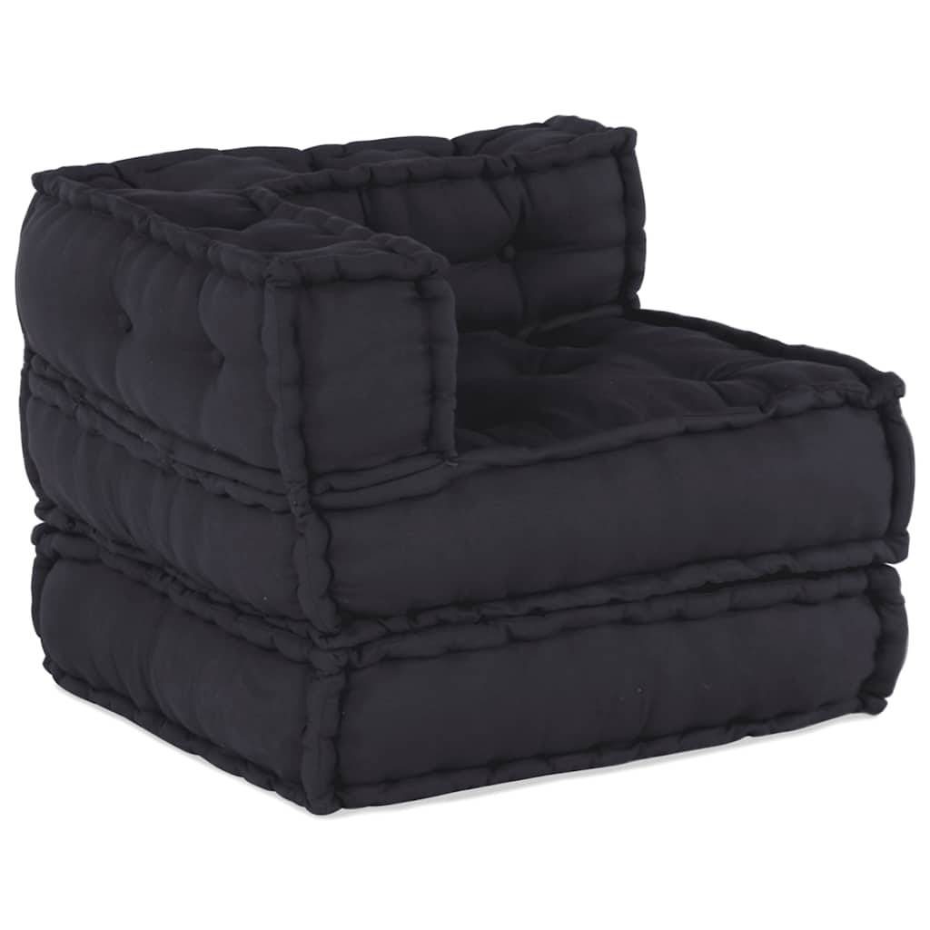 Canapé modulaire coton anthracite 70 x 70 x 54 cm, poids:13.7kg - PANGIVO - Image 5